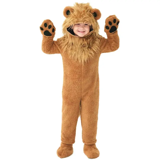 Halloween Cute Lion Costume for Kid Animal Jumpsuit PQ62326
