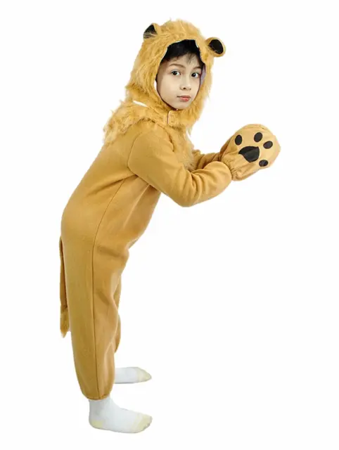 Child Halloween Panda Gorilla Costume for Kid Animal Bunny Lion Jumpsuit PQ53476B