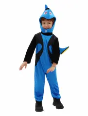 Kid Halloween Cute Shark Costume for Children Marine Life Octopus Jumpsuit PQ53476C