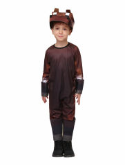 Halloween Minecraft Costume for Kid Carnival Jumpsuit Cosplay Outfits PQ3683