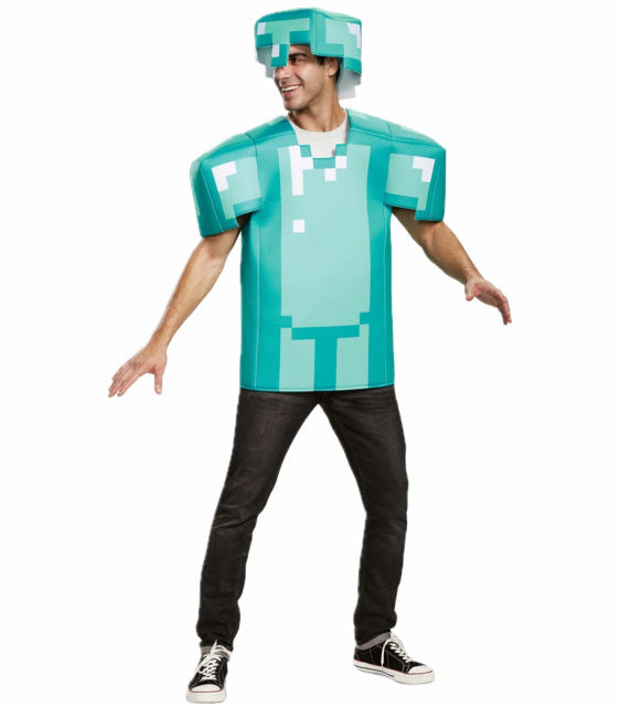 Halloween Minecraft Costume for Kid Carnival Jumpsuit Cosplay Outfits PQ3683