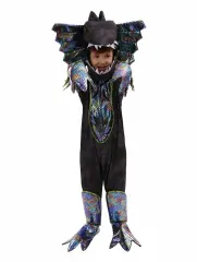 Kid Dinosaur Costume Halloween Party Outfit Child Carnival Animal Jumpsuit PQ-QS35