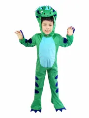 Kid Dinosaur Costume Halloween Party Outfit Child Carnival Animal Jumpsuit PQ-QS35