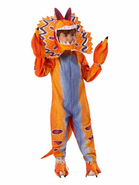 Kid Dinosaur Costume Halloween Party Outfit Child Carnival Animal Jumpsuit PQ-QS35