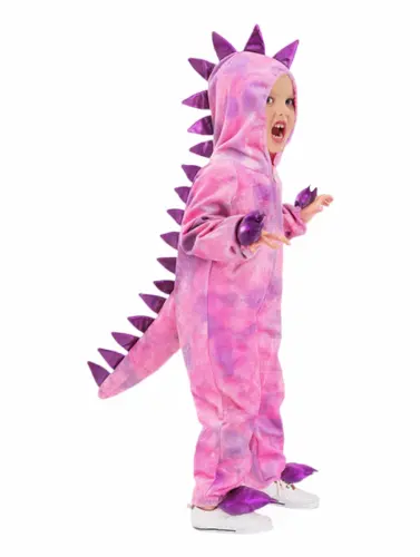 Kid Dinosaur Costume Halloween Party Outfit Child Carnival Animal Jumpsuit PQ-QS35