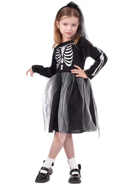 Skeleton Tyrannosaurus rex Uniform Child cosplay costumes Ghost Festival Clothes PQ6947
