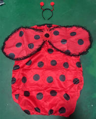 Halloween Ladybug Fancy Dress Sexy Ladybird Costume Carnival Cosplay Outfit PQ88B