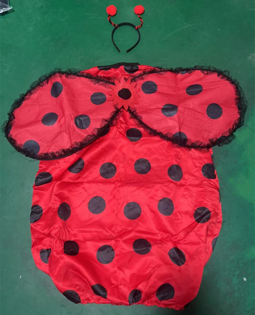 Halloween Ladybug Fancy Dress Sexy Ladybird Costume Carnival Cosplay Outfit PQ88B