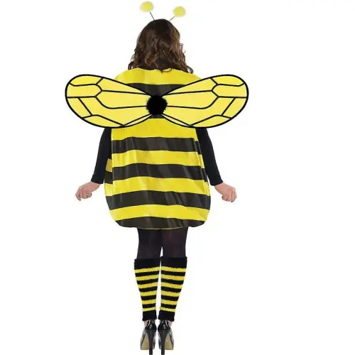 Halloween Bee Fancy Dress Sexy Honeybee Costume Carnival Cosplay Outfit PQ88A