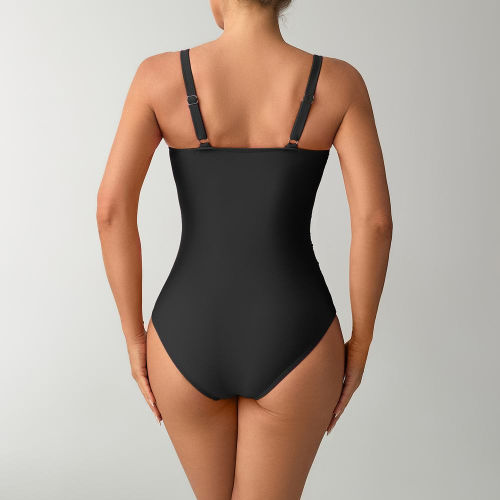 Women's Retro One Piece Swimsuit for Female Bathing Suit Vintage Bathers PQ516059