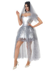 Vampire Fancy Dress Ghost Bride Uniform Halloween COS Costume PQ99091