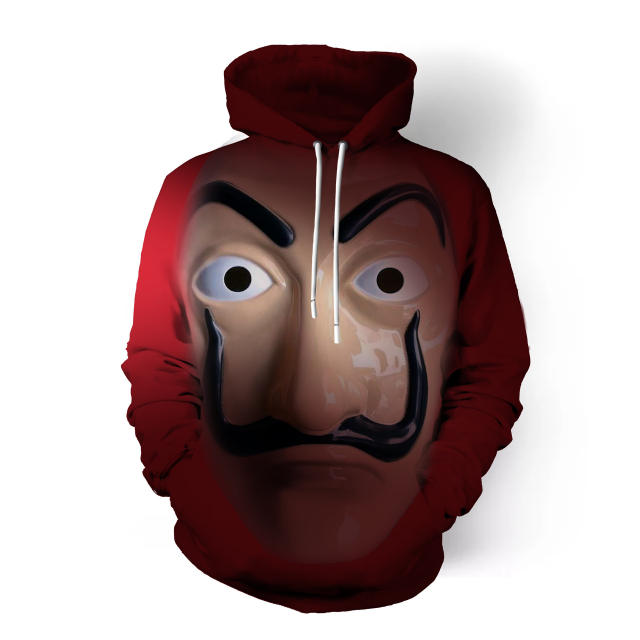 Winter Money Heist Hoodies Popular TV series Sweater Cosplay Jacket PQ2022
