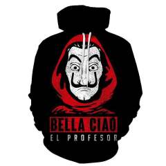 Winter Money Heist Hoodies Popular TV series Sweater Cosplay Jacket PQ2022
