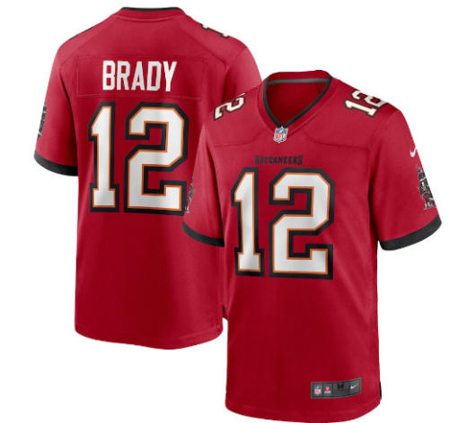 Tom Brady American Football Jersey Tampa Bay Buccaneers Fan Apparel T-shirt PQ-QY6