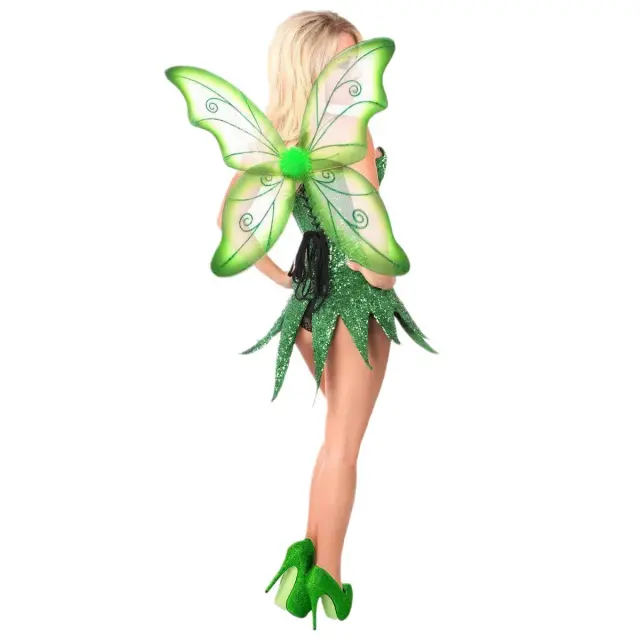 Mischievous Elf Fancy Dress Halloween Costume Carnival Fairy Tale Uniform PQ22