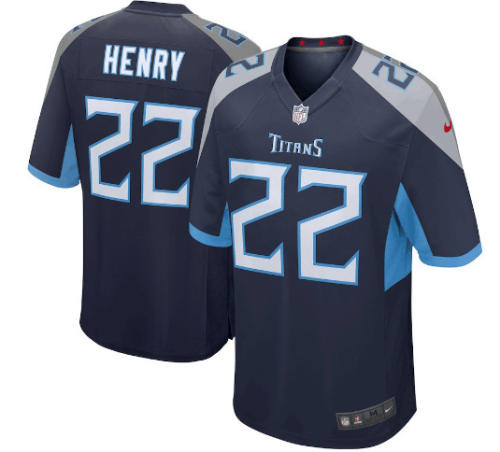 Henry American Football Jersey Tennessee Titans Fan Apparel T-shirt PQ-QY14