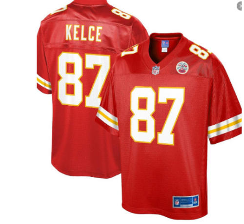 Travis Kelce American Football Jersey Kansas City Chiefs Fan Apparel T-shirt PQ-QY11