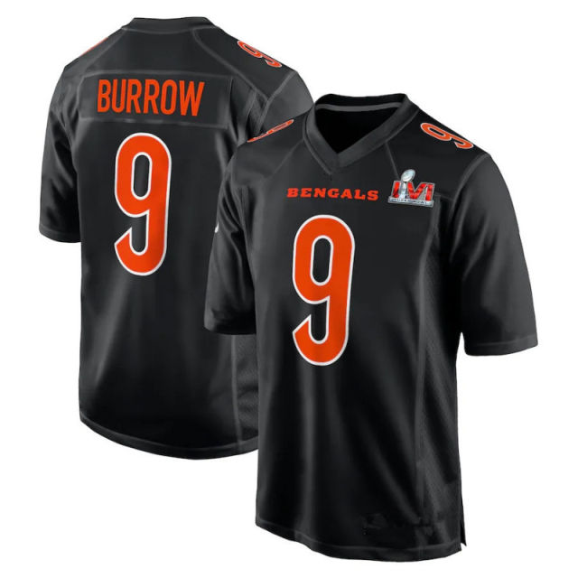Joe Burrow American Football Kit Jersey Cincinnati Bengals Fan Apparel T-shirt PQ-330B