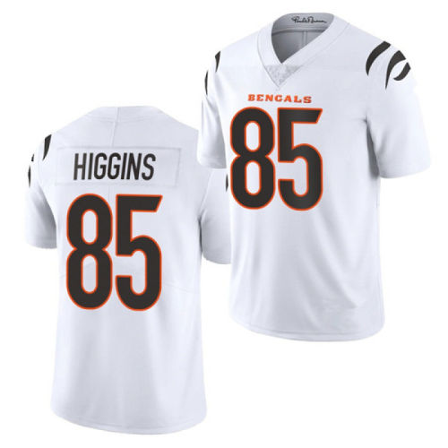 No.85 American Football Kit Cincinnati Bengals Jersey Tee Higgins Fan Apparel T-shirt PQ-330E