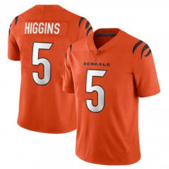 No.85 American Football Kit Cincinnati Bengals Jersey Tee Higgins Fan Apparel T-shirt PQ-330E