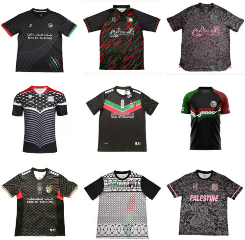 PALESTINE T-shirt PALESTINE Soccer Fan Apparel National Football Kits PQ1213C