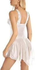 Women Mesh Babydoll Lingerie Wholesale Embroidery Sleepwear Sexy Nightdress PQ520