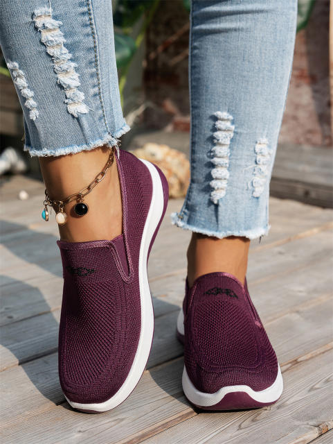 Wholesale Womens Flyknit Casul Shoes Mesh Sneakers Sport Shoes PQ-SK999