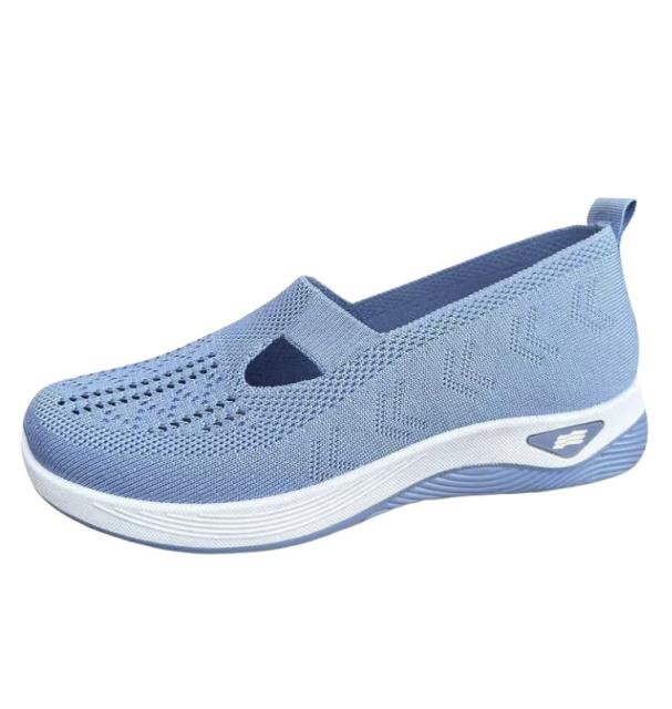 Wholesale Womens Mesh Sneakers Hole Casul Shoes Flyknit Sport Shoes PQ-SK888
