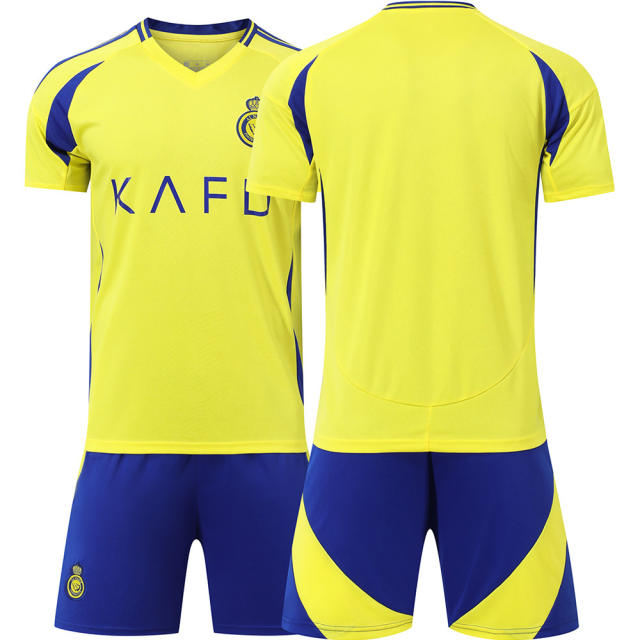 24-25 Cristiano Ronaldo Al-Nassr FC Soccer Jersey Riyadh Kit CR Football Fan Apparel PQ-SZ2425