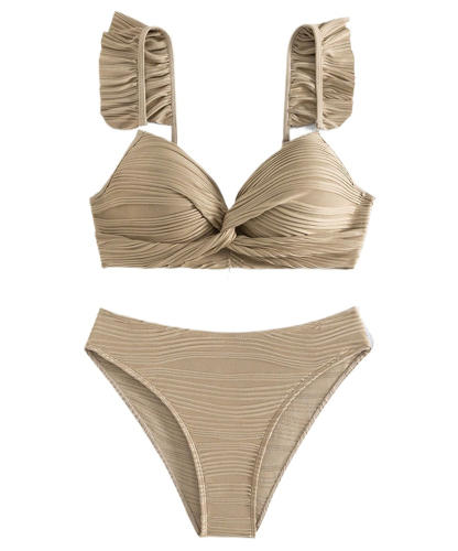 Bikinis Set Sexy Brazilian Lady Swimwear Mid Waist Bathers Spring Swimsuit PQ8618