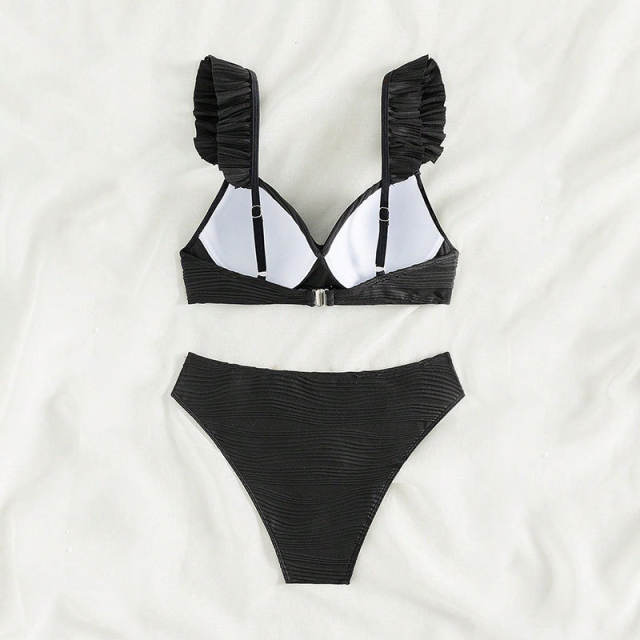 Bikinis Set Sexy Brazilian Lady Swimwear Mid Waist Bathers Spring Swimsuit PQ8618