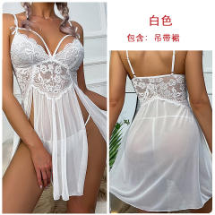 Sexy Lace Babydoll Lingerie Chemise Mesh Nightie Valentine Day Nightdress PQ311