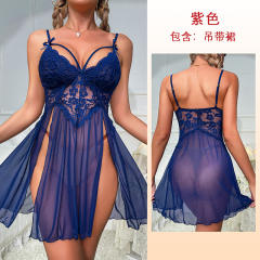 Sexy Lace Babydoll Lingerie Chemise Mesh Nightie Valentine Day Nightdress PQ311