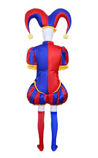 Halloween Animated Series Circus Clown Costume Anime Carnival Uniform PQ28171