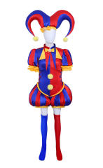 Halloween Animated Series Circus Clown Costume Anime Carnival Uniform PQ28171