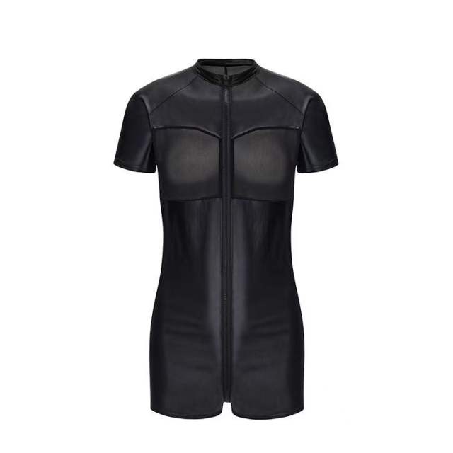 Sexy Bodysuit Fetish Wear Male Sissy Gay PU Lingerie For Men PQ200