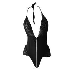 Women Lace Teddies Lingerie Sexy Bodysuit V-neck Sleepwear PQ1040