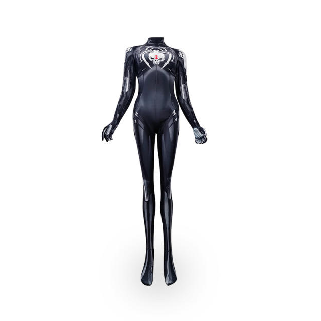 White Widow Cosplay Costume, Women Spiderman Jumpsuit PQ200809