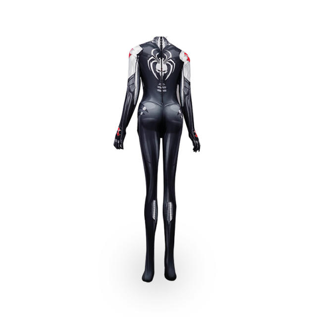 White Widow Cosplay Costume, Women Spiderman Jumpsuit PQ200809