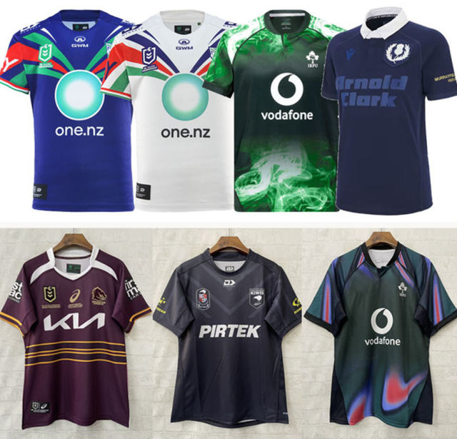 Cardiff Ireland Kiwi Scotland Wildcats Champion Short Sleeve T-Shirt, NRL Rugby Jersey PQ1688