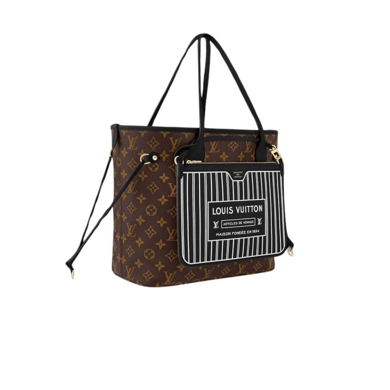 Louis Vuitton Neverfull Inside Out MM Black For Women 31cm/12.2in – M11946