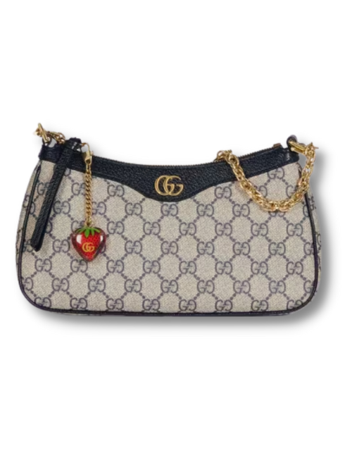 Ophidia Small Handbag Black/Brown/Beige For Women 9.9in/25cm ‎735132 FABLE