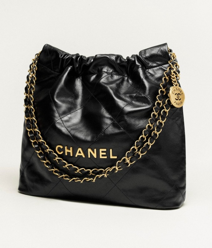 Chanel 22 Small Handbag Black For Women 14.4in/37cm AS3260 B08037 94305