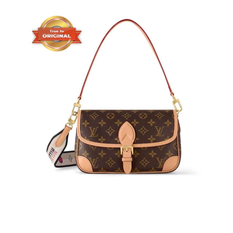 Louis Vuitton Diane Satchel Brown For Women 24cm / 9.4in M45985