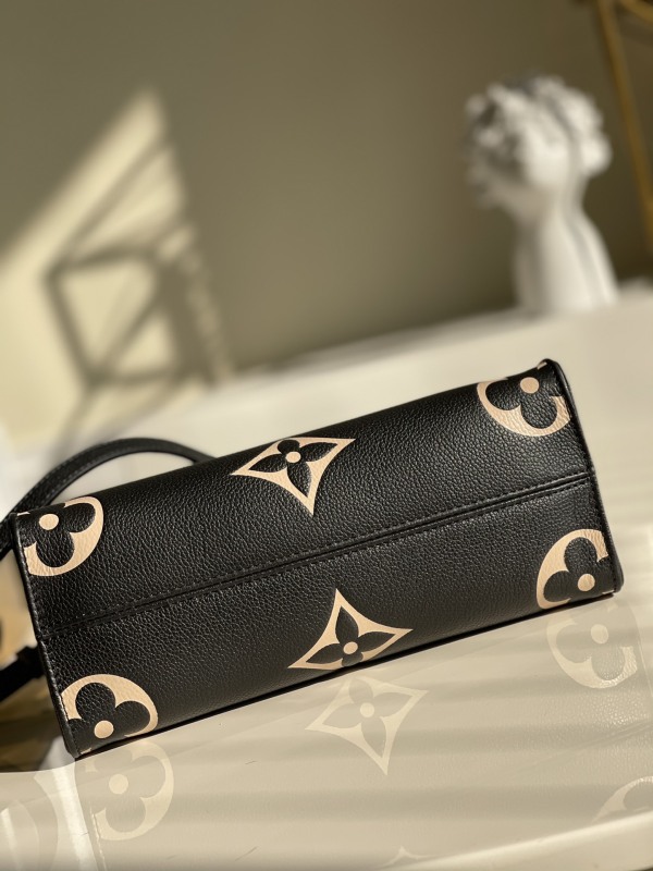 Louis Vuitton OnTheGo PM Tote Bag Black For Women 9.8in/25cm LV M45659