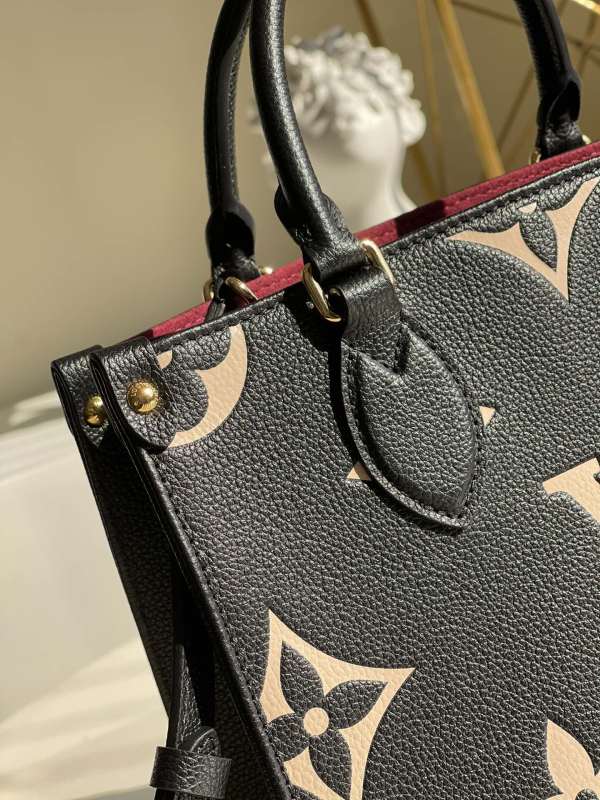 Louis Vuitton OnTheGo PM Tote Bag Black For Women 9.8in/25cm LV M45659