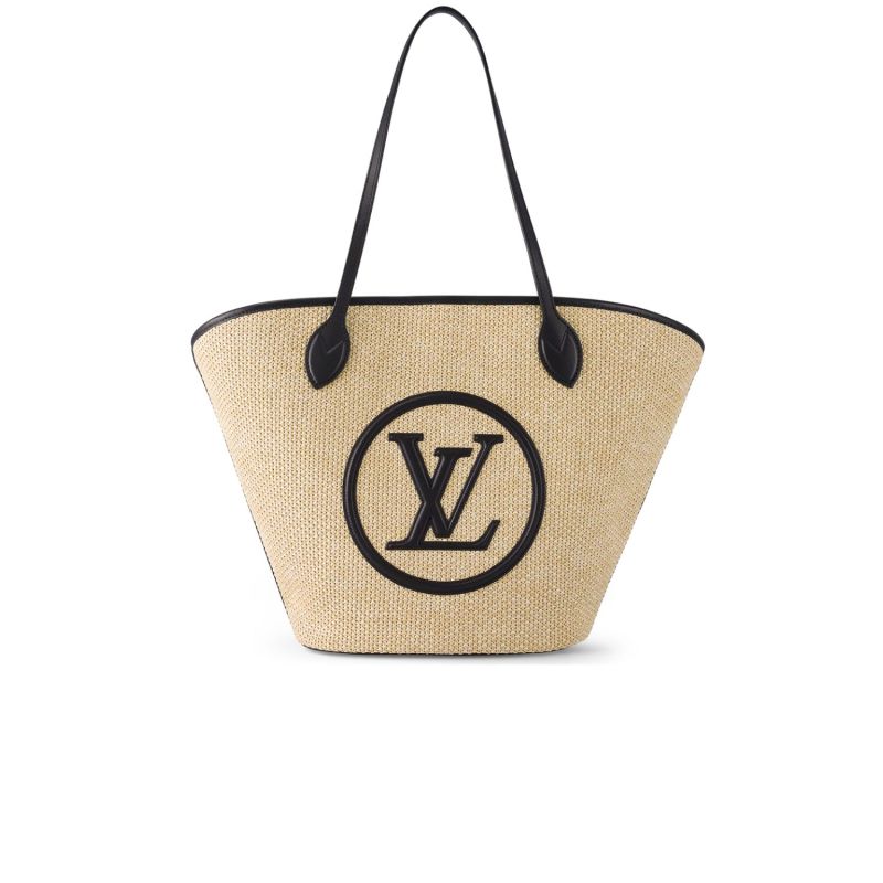 Louis Vuitton Saint Jacques Raffia Beige For Women, Women’s Handbags, Shoulder And Crossbody Bags 22.4in/57cm LV