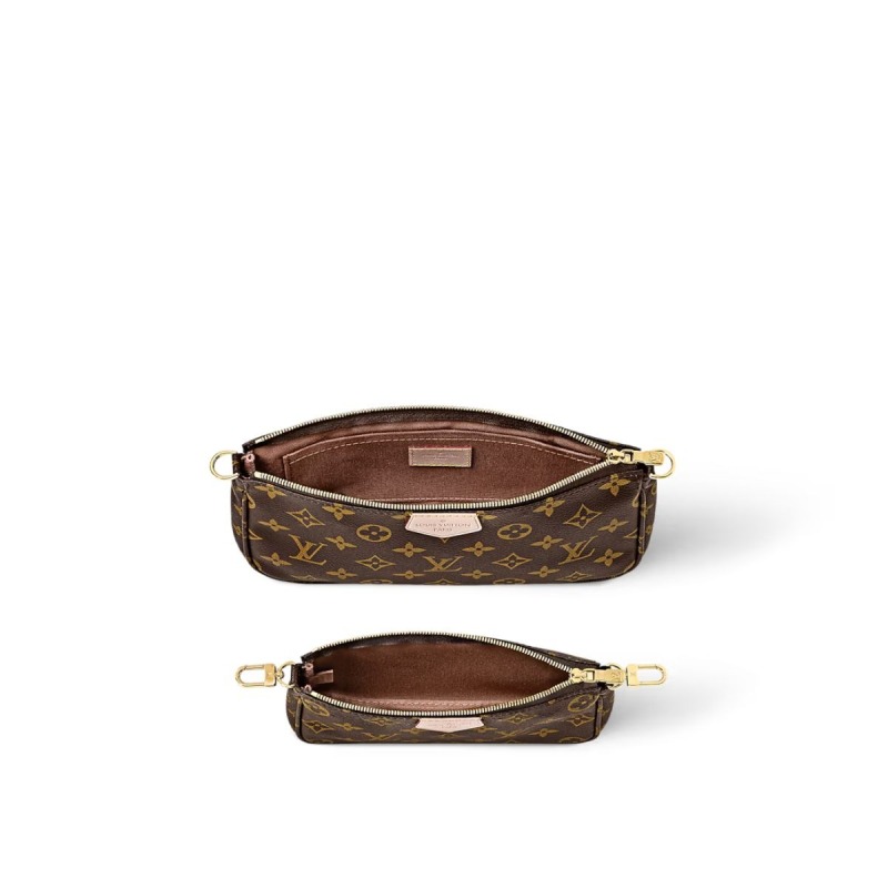 Louis Vuitton Multi Pochette Accessoires Monogram Canvas Khaki For Women, Women’s Handbags, Shoulder And Crossbody Bags 9.4in/24cm LV M44813