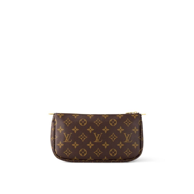 Louis Vuitton Multi Pochette Accessoires Monogram Canvas Khaki For Women, Women’s Handbags, Shoulder And Crossbody Bags 9.4in/24cm LV M44813