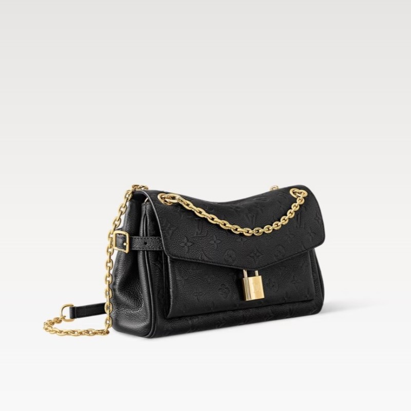 Louis Vuitton Anytime Flap Bag Black For Women 11.6in/29.5cm M14604